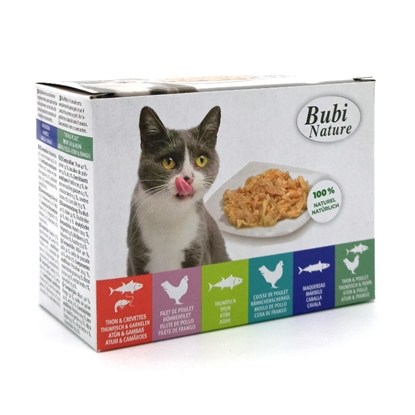 Picture of Bubimex Nature 6 Pack Mix – 100% Natural Wet Food for Cats